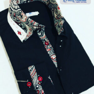 Camisa Oscura con detalles de diseño14